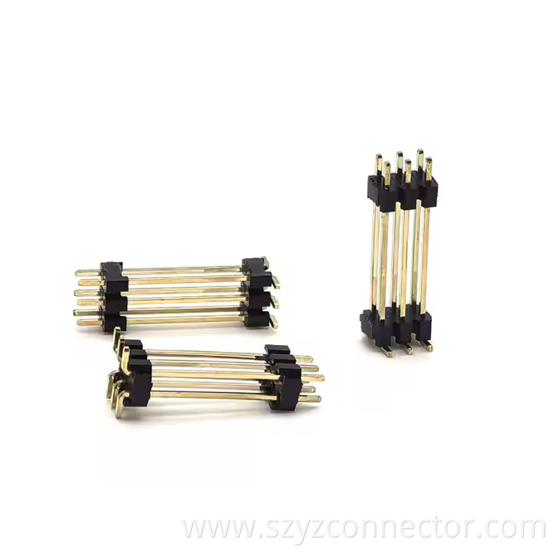 2.0mm Pitch Pin Header Dual Row SMT SQ0.5mm Double Plastic H2.0mm 23P (4)